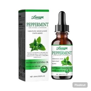 New 2 pack 60 ml Peppermint Essential Oil Therapeutic Grade